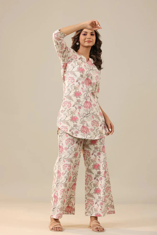Relaxed Cotton Couture Co-Ord Set