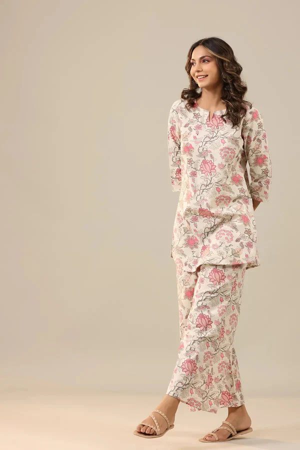 Relaxed Cotton Couture Co-Ord Set