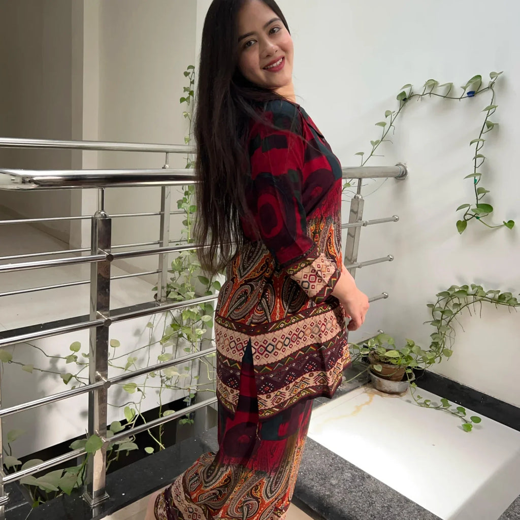 Autumnlane Multicolor Mika Printed Comfort fit Co-Ord Set
